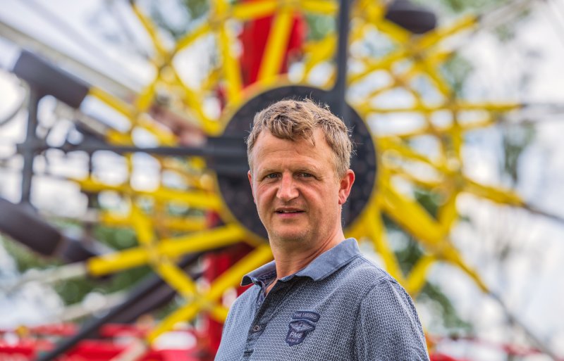 Wieger Annema, melkveehouder in het Friese Aldtsjerk.