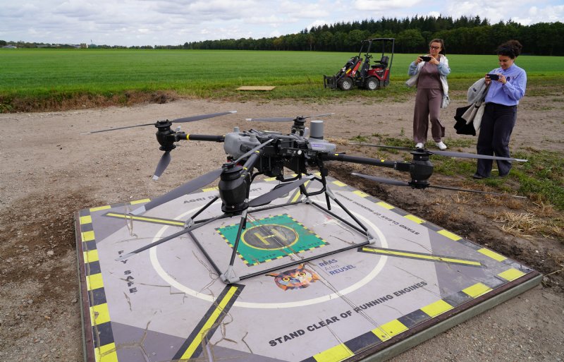 De DJI Agras T50-drone.