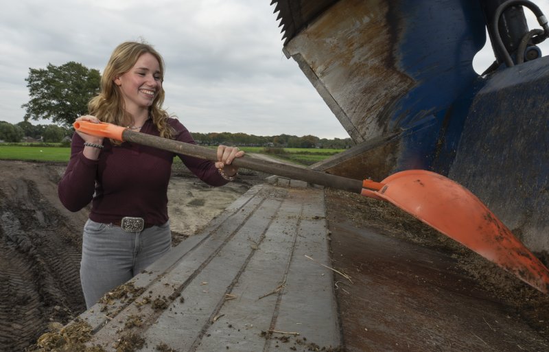 Tijdens haar stage ervaart Wolsink veel afwisseling in de dagelijkse werkzaamheden.