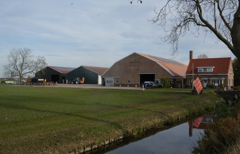 De boerderij van Henry, Lianne en René Ravestijn in de Hoeksche Waard.