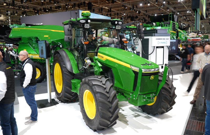 De nieuwste elektrische trekker van John Deere