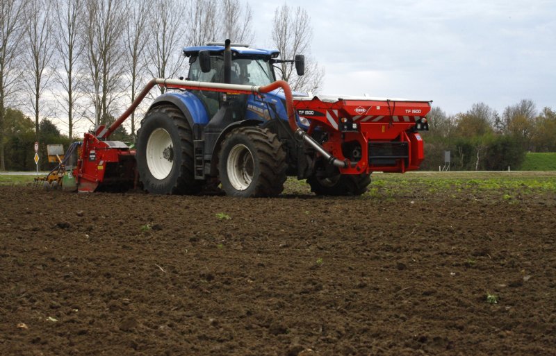 Van Wesemael zaaide het wintertarweras Chevignon.