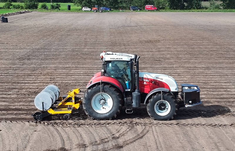 Het proefweiland in het Overijsselse Geesteren werd in oktober opnieuw ingezaaid.