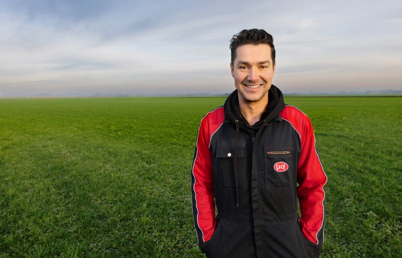 Corné van Leeuwen, melkveehouder in Schipluiden (ZH)