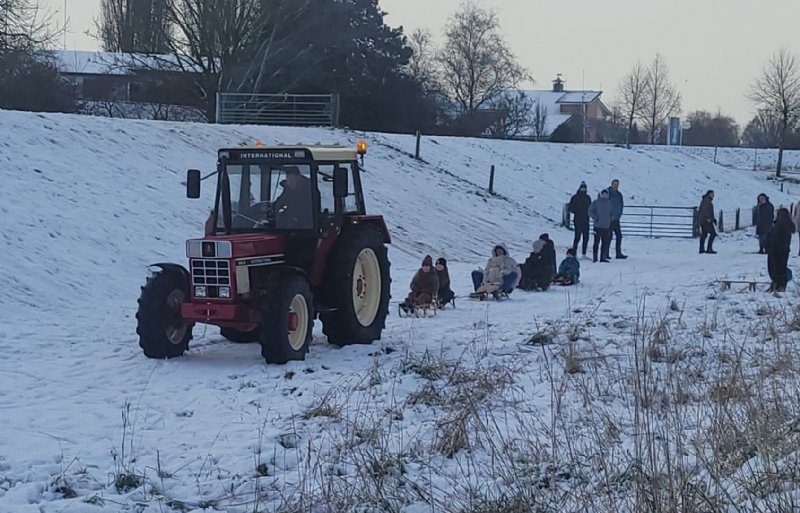 De trekkracht van deze International wordt flink op de proef gesteld.