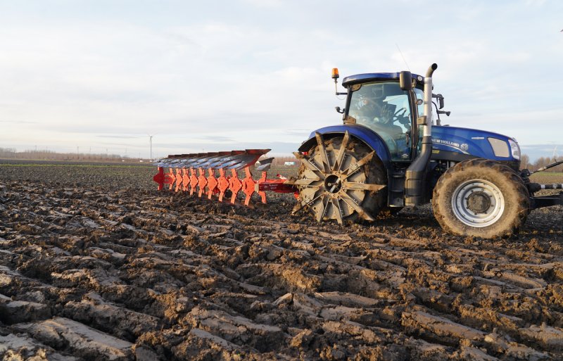 Met het stappenwiel gemonteerd wordt de slip tot nul gereduceerd.