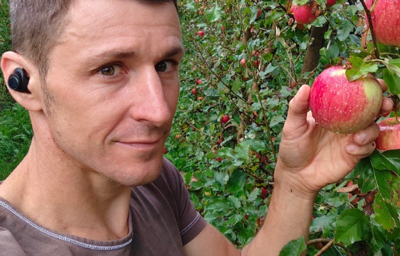 Alexander Höller is trots op de kwaliteit van zijn appels.