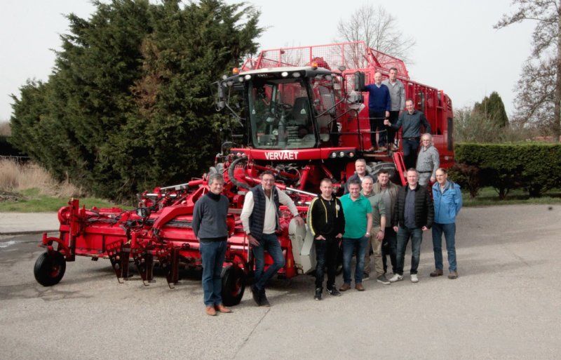 Alle betrokkenen stonden vrijdag 6 maart stil bij het jubileum van de bietenrooiclub.