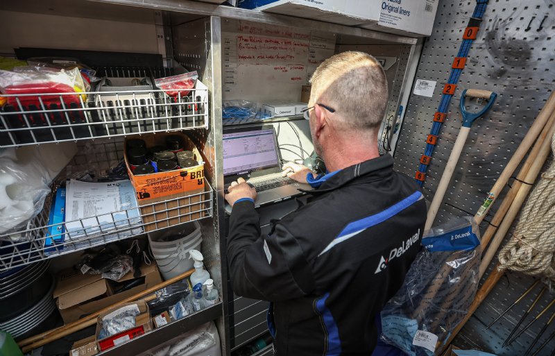 De administratie wordt meteen afgewerkt.