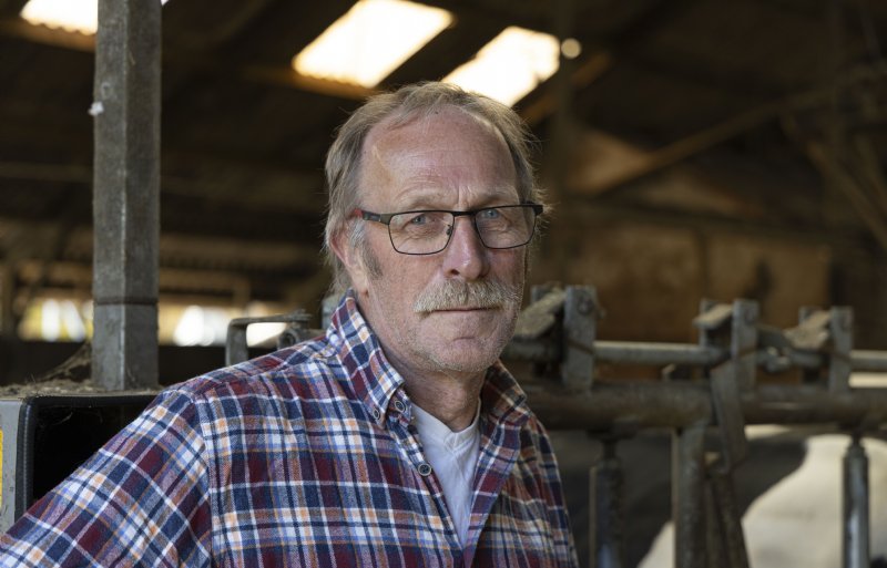 Gert-Jan Heuver, melkveehouder in Den Ham (OV)
