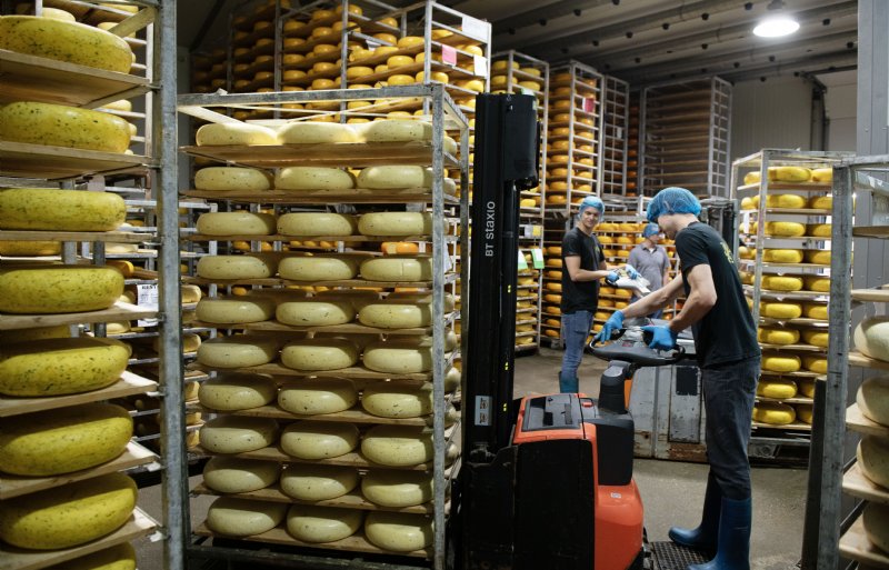 Wei-eiwitten zijn een bijproduct bij het maken van kaas.