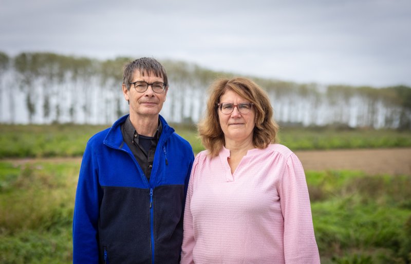Frans en Sandra Dieleman, akkerbouwers in de Paulinapolder