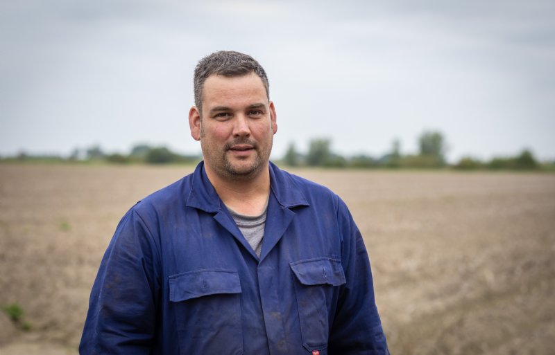 Ivo Haartsen, akkerbouwer in de Paulinapolder