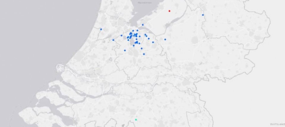 The bluetongue spreads throughout the Netherlands before winter